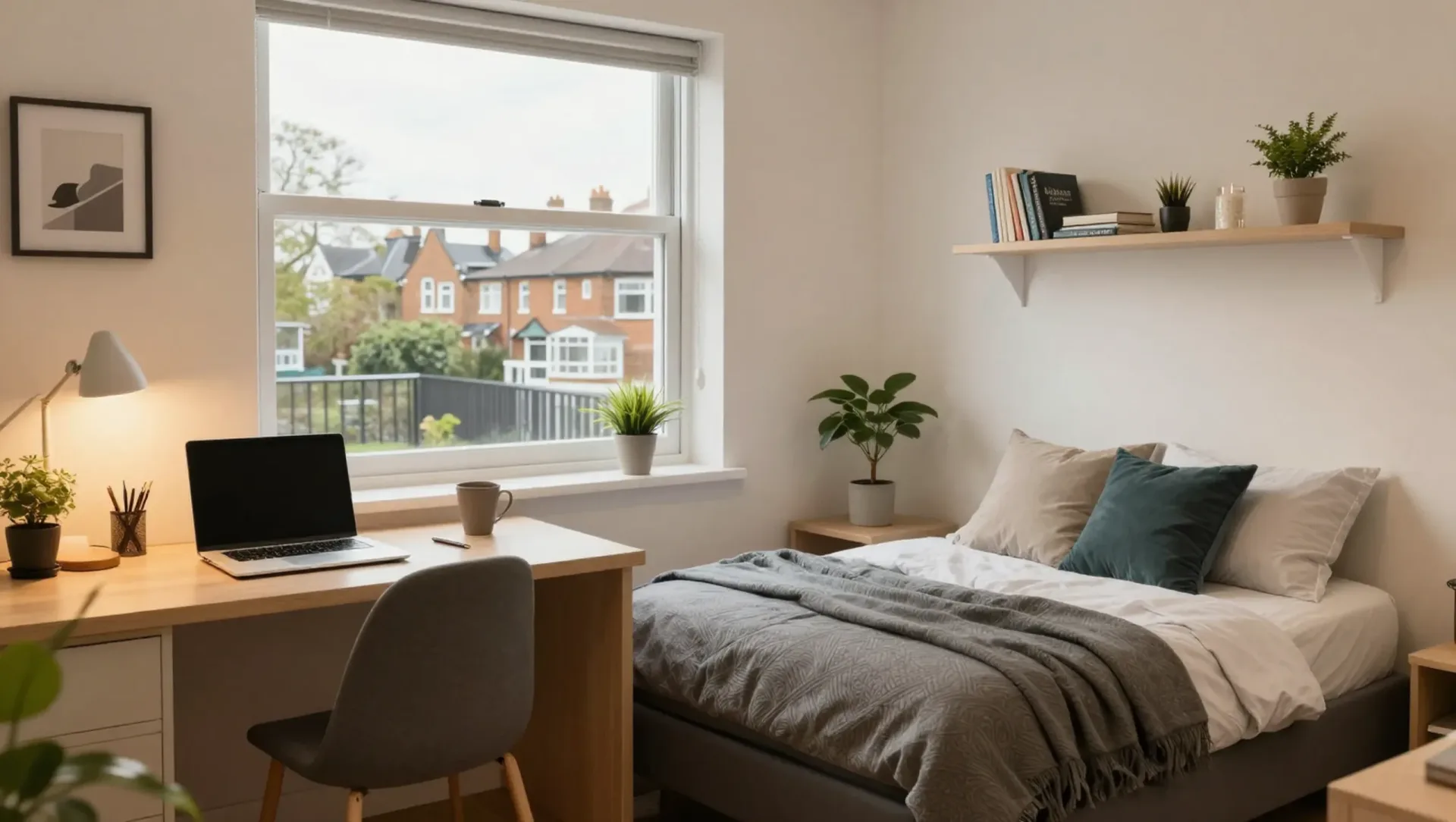 Student accommodation room in London